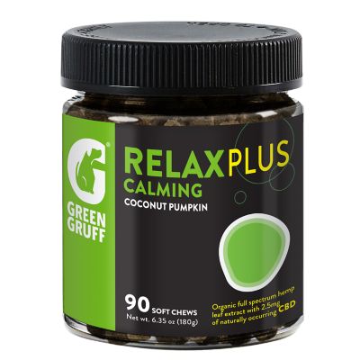 Green Gruff RELAX Calming Plus CBD - Jar 90 Soft Chews