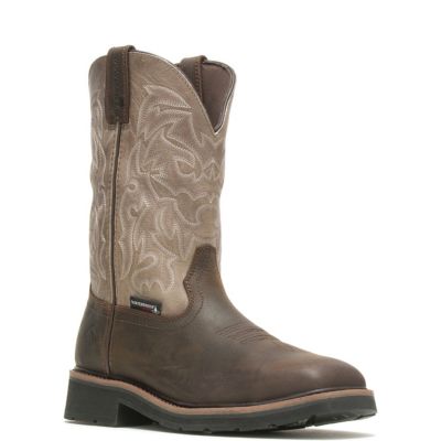 Image showing 1 th Wolverine Men's Rancher Waterproof Steel-Toe Wellington Boots
