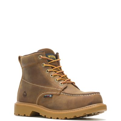 Image showing 1 th Wolverine Men's Floorhand Moc Toe Moc Boots, 6 in.