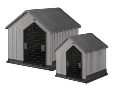 Mirapet Modern Indoor/Outdoor Polypropylene Pet House with Durable, Weatherproof Design and Easy Installation, Small