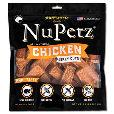 NuPetz All Natural Real Chicken Jerky Cuts, 2.5 lb.