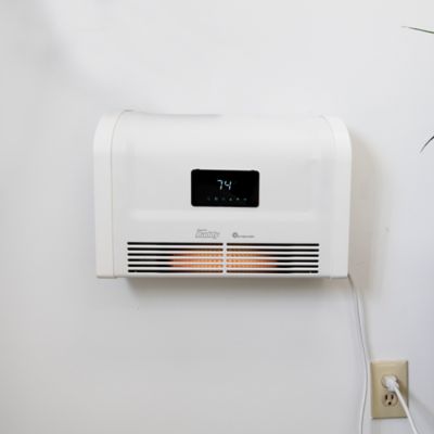 Image showing 4 th Mr. Heater 21 in. 1,500W Electric Smart Home Wall-Mounted Heater, 127 sq. ft., 5,100 BTU, 120V
