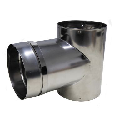Image showing  6 in. Horizontal Stainless Steel Vent Kit, Category III