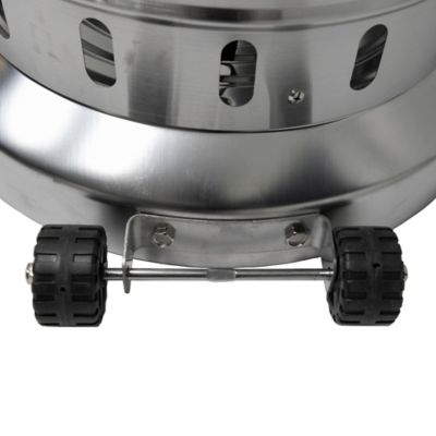 Image showing 6 th Mr. Heater Stainless Steel Propane Patio Heater, 215 sq. ft., 48,000 BTU