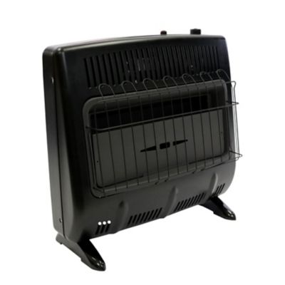 Mr. Heater 30,000 BTU Vent Free Natural Gas Garage Heater (Black) Space efficient heater