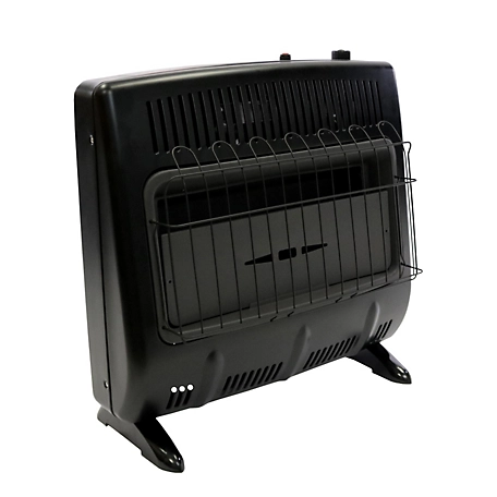 Mr. Heater 30,000 BTU Vent Free Natural Gas Garage Heater (Black)