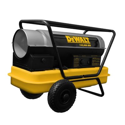 DeWALT 135 000 BTU Forced Air Kerosene Heavy Duty Heater at