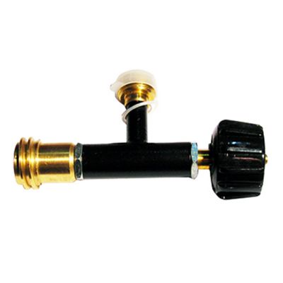 Mr. Heater Black Pipe Tee Adapter with 1 in.- 20 & QCC/POL