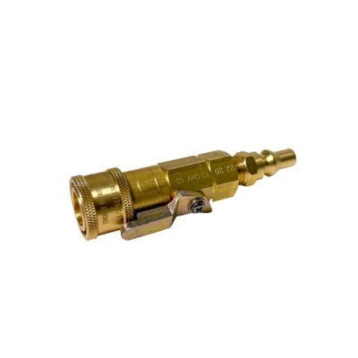 Image showing  Propane/Natural Gas Connector Kit with Shut-off Valve and Full Flow Male Plug