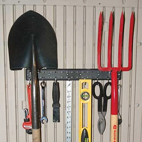 Lifetime 16 in. Peg Strips with Hooks for Lifetime Storage Sheds
