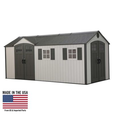 Lifetime 17.5 ft. x 8 ft. Outdoor Storage Shed Nice shed but a little over priced