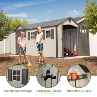 Image showing  17.5 ft. x 8 ft. Outdoor Storage Shed