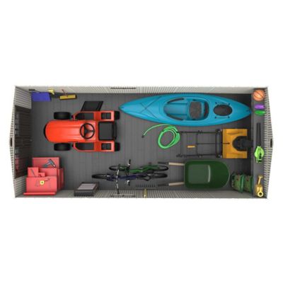 Image showing 8 th Lifetime 17.5 x 8ft. Outdoor Storage Shed