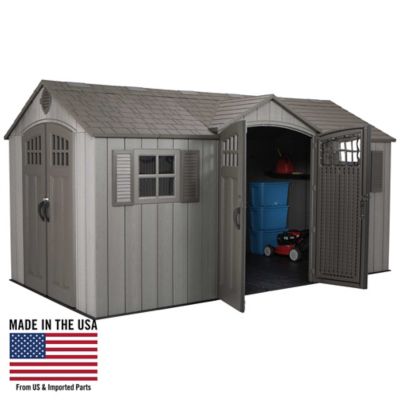 Lifetime 15 ft. x 8 ft. Outdoor Storage Shed Good quality shed