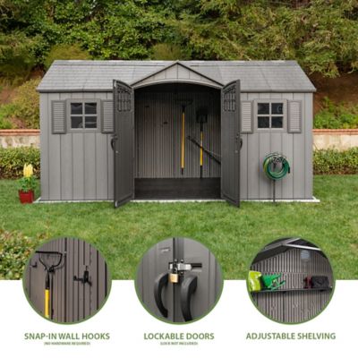 Image showing  15 ft. x 8 ft. Outdoor Storage Shed