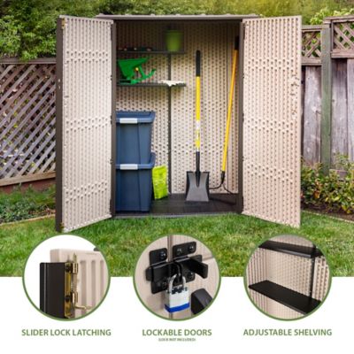 Image showing  27.5 in. x 53.6 in. Vertical Storage Shed, 53 cu. ft.