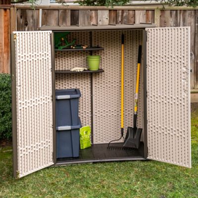 Image showing 7 th Lifetime 27.5 x 53.6in. Vertical Storage Shed, 53 cu. ft.