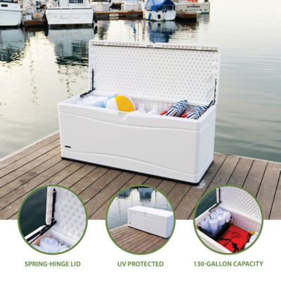 Image showing 12 th Lifetime 130 gal. Marine Deck Storage Box