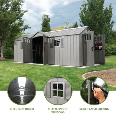 Image showing  20 ft. x 8 ft. Outdoor Storage Shed