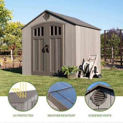 Image showing  8 x 7.5ft. Outdoor Storage Shed, 60370