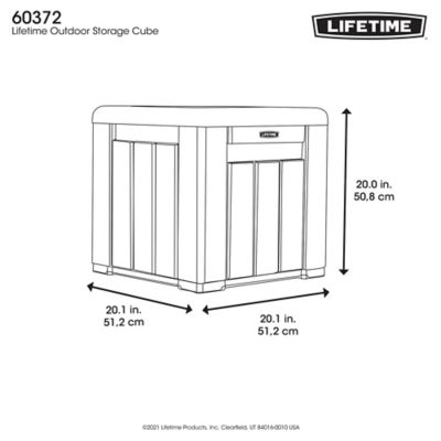 Image showing 14 th Lifetime 25 gal. Outdoor Storage Cube