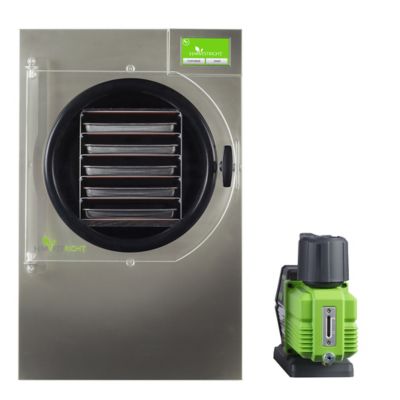 Image showing  5-Tray Medium Stainless Steel Freeze Dryer with Premier Pump & Mylar Starter Kit