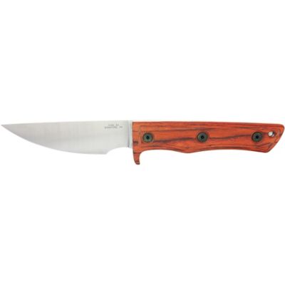 Case Cutlery Smooth Hardwood Composite Fixed Blade, Orange Peel, FI66661