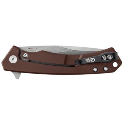 Image showing  Anodized Aluminum Marilla With G-10 Grip, Dark Brown
