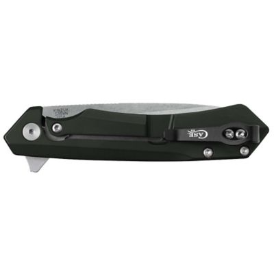 Image showing  Anodized Aluminum Kinzua With Spear S35VN Blade, OD Green
