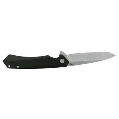 Image showing  Anodized Aluminum Kinzua With Spear S35VN Blade, OD Green