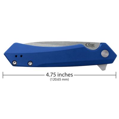 Image showing  Anodized Aluminum Kinzua With Spear S35VN Blade, Blue