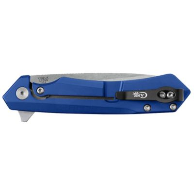 Image showing  Anodized Aluminum Kinzua With Spear S35VN Blade, Blue