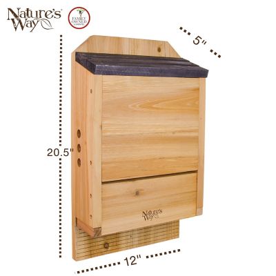 Image showing  Cedar Bat House Triple Chamber