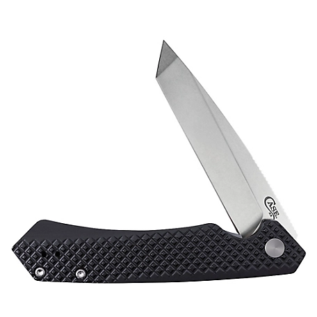 Case Cutlery Milled Handle Anodized Aluminum Kinzua With Tanto S35VN Blade, FI64684