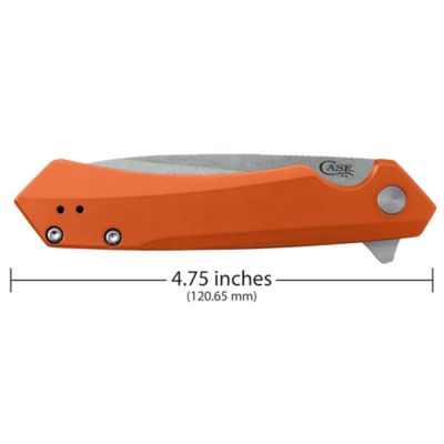 Image showing  Anodized Aluminum Kinzua With Spear S35VN Blade, Orange, FI64696