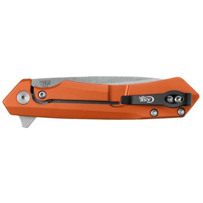 Image showing  Anodized Aluminum Kinzua With Spear S35VN Blade, Orange, FI64696