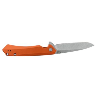 Image showing  Anodized Aluminum Kinzua With Spear S35VN Blade, Orange, FI64696
