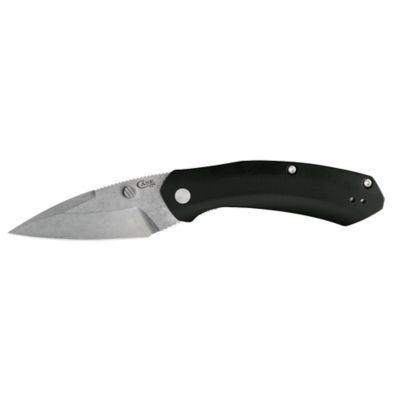 Case Cutlery Anodized Aluminum Westline S35VN Blade, Black, FI36550
