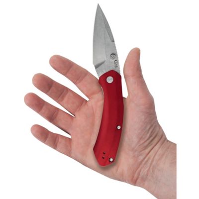 Image showing  Anodized Aluminum Westline S35VN Blade, Red