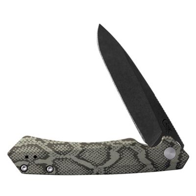 Case Cutlery Custom Kinzua DLC-Coated Spear Blade, Snakeskin, FI64636