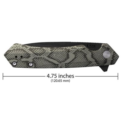 Image showing  Custom Kinzua DLC-Coated Spear Blade, Snakeskin, FI64636