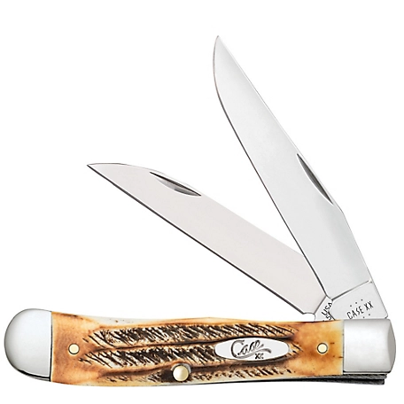Case Cutlery 6.5 Bonestag Trapper With Wharncliffe Blade, FI65329