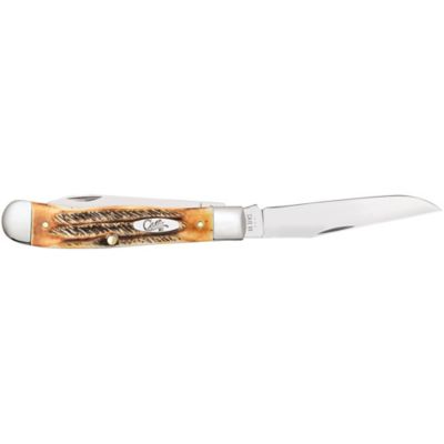 Image showing  6.5 Bonestag Trapper Knife with Wharncliffe Blade