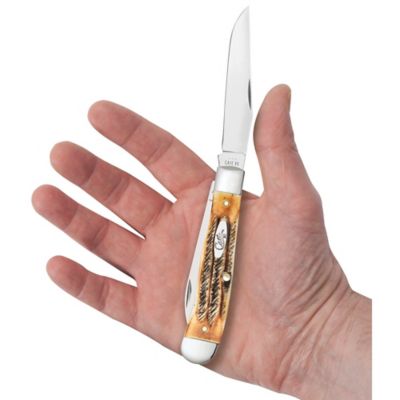 Image showing  6.5 Bonestag Trapper Knife with Wharncliffe Blade