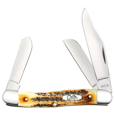 Case Cutlery 2.92 in. Bonestag Medium Stockman Knife