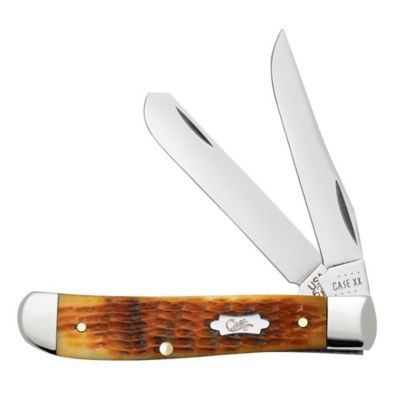 Case Cutlery Jigged Antique Bone Mini Trapper, FI52830