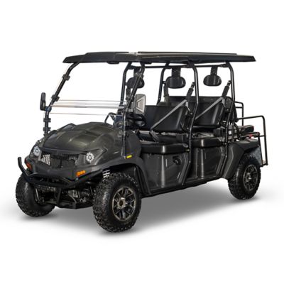 Bighorn Explorer 400 4x4 Limo Golf Cart / UTV, 6 Passenger, Carbon