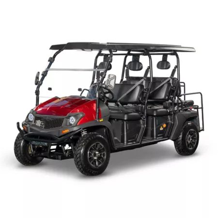 Bighorn Explorer 400 4x4 6 Passenger Limousine Golf Cart/UTV Red Golf Carts