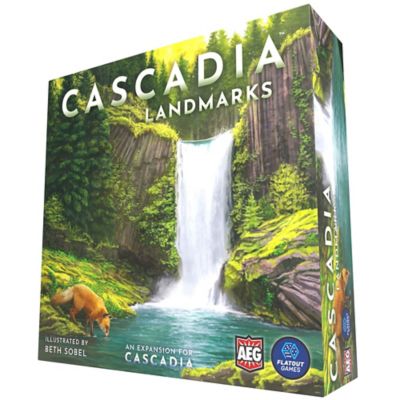 AEG Cascadia Landmarks - Expansion, Puzzle & Tile Placement Board Game