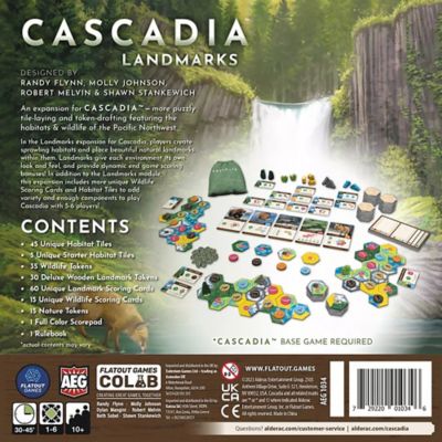 Image showing  Cascadia Landmarks - Expansion, Puzzle and Tile Placement Board Game